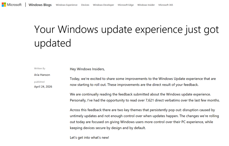 微软 Win11 四月可选更新细节:修复内存泄漏、文件管理器闪光弹养成